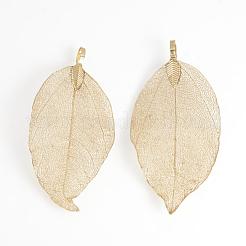 Гальванизированные натуральные листовые большие подвески&nbsp;IFIN-Q119-03D