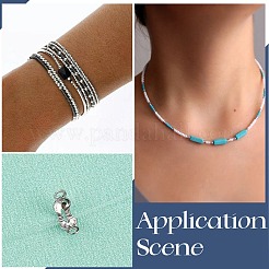 Круглые бусины из нержавеющей стали 304 с прострочкой&nbsp;STAS-SC0006-95A