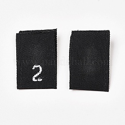 Этикетка одежды из полиэстера&nbsp;LS-FIND-WH0030-01