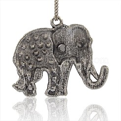 Тибетском стиле сплав горный хрусталь подвески&nbsp;RB-J116-07AS