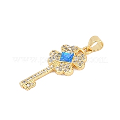 Латунные микро проложить кубического циркония подвески&nbsp;KK-I723-49A-G