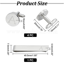 Латунные запонки  KK-HY0001-75
