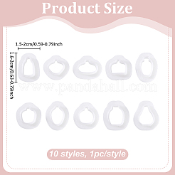 10шт пластиковые Молды&nbsp;DIY-WH0622-475