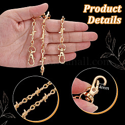 2 шт. двухцветная цепочка для брюк из сплава&nbsp;HJEW-PH02273