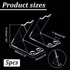 Прозрачная акриловая подставка для ручек&nbsp;ODIS-WH0001-72A