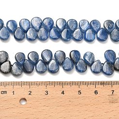 Натуральный кианитовые бисер пряди&nbsp;G-H335-E01-7x10mm