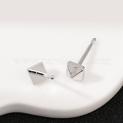 Латунные серьги-гвоздики для женщин&nbsp;EJEW-G441-02P