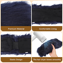 1шт. Теплые повязки на голову из пряжи из искусственного меха&nbsp;COHT-CY0001-01C