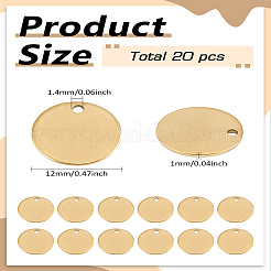 20 шт. ионное покрытие (IP) подвески из нержавеющей стали 304&nbsp;STAS-LP0002-88