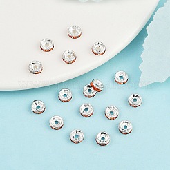 Латунь марки А горный хрусталь Spacer бисер&nbsp;RB-A014-Z6mm-20S