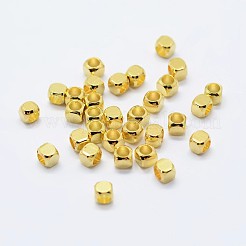 Куб латунь разделительные бусины&nbsp;KK-L015B-01