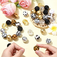 Наборы для изготовления ювелирных изделий своими руками из акриловых и смоляных бусин на тему животных&nbsp;DIY-CJ0002-43