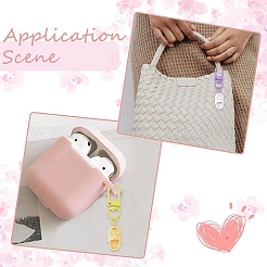 12 шт. подвесные украшения в виде обуви из двухцветной смолы&nbsp;HJEW-YW00238