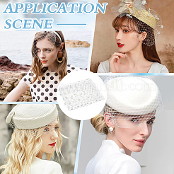 Ленты из полиэстера для свадебных головных уборов.&nbsp;AJEW-WH0518-73A