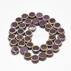 Фарфоровые бусины ручной работы&nbsp;PORC-S496-A07-8mm