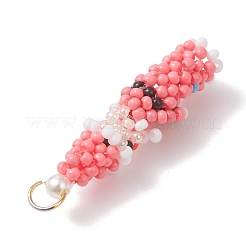 Пасхальные подвески-гномы из стеклянного бисера&nbsp;PALLOY-MZ01037-01