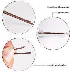 Наборы выводов для заколок для волос с железными волосами&nbsp;PHAR-PH0001-07-WH