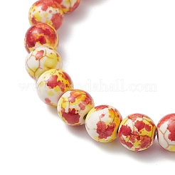 Сплав эмали шарм браслеты&nbsp;BJEW-JB12406