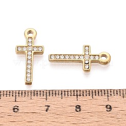 Подвески из нержавеющей стали 304 с микропаве из прозрачных кубических цирконий&nbsp;STAS-N125-01G