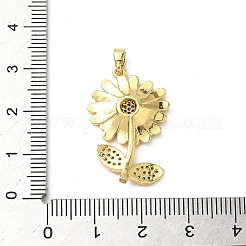 Латунные микро проложить кубического циркония подвески&nbsp;KK-P334-15G