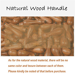 Латунная восковая печать штамп с ручкой&nbsp;AJEW-WH0184-0928