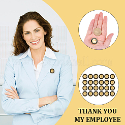 24 шт. эмалированная булавка с положительным вознаграждением и поощрением в виде слова «звезда»&nbsp;JEWB-CP0001-48B