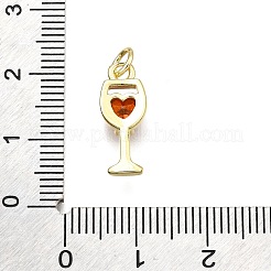 Латунные микро проложить кубического циркония подвески&nbsp;X-KK-Z100-21G-02