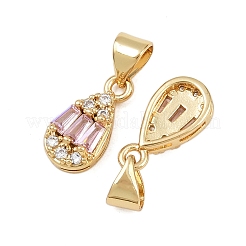Латунные микро проложить кубического циркония подвески&nbsp;KK-C132-20G