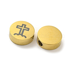 Тема Хэллоуина бусины из нержавеющей стали 304&nbsp;LS-STAS-M069-01G-G