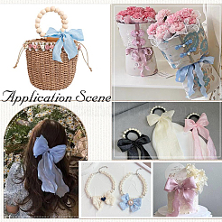 2 рулон двухцветной полиэстеровой гофрированной ленты для шитья и декорирования&nbsp;OCOR-CY0003-19A