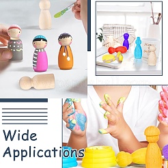 29 шт. 29 стиля незаконченная деревянная кукла схима&nbsp;WOOD-CJ0002-53