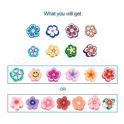 Кабошоны из полимерной глины ручной работы&nbsp;CLAY-TA0001-07