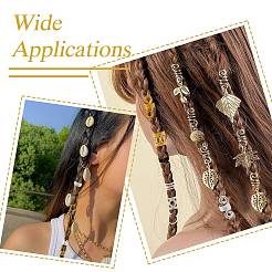 130 шт. 26 стиля манжеты для волос из сплава/алюминия/железа&nbsp;OHAR-CJ0001-04