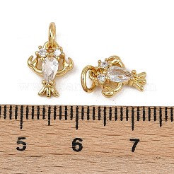 Латунные микро проложить кубического циркония подвески&nbsp;KK-Z120-01G-03