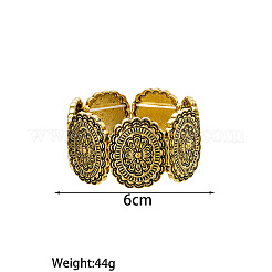 Браслеты из сплава с овальными бусинами&nbsp;FS-WGED2CD-02