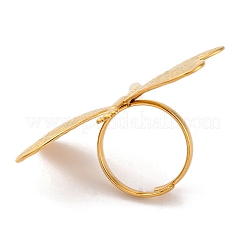 Ионное покрытие (ip) 304 нержавеющая сталь стрекоза открытые манжеты кольца&nbsp;RJEW-M047-07G