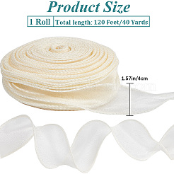 Полиэстер органза ленты&nbsp;SRIB-WH20020-003A-01