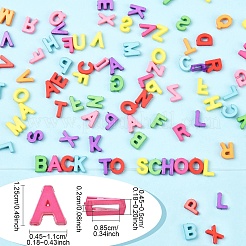 400 шт. 2 пакета 2 видов непрозрачных смоляных бусин&nbsp;RESI-YW0005-30