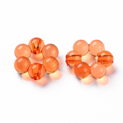 Прозрачные акриловые бусинки кадров&nbsp;TACR-S153-01A-84-1