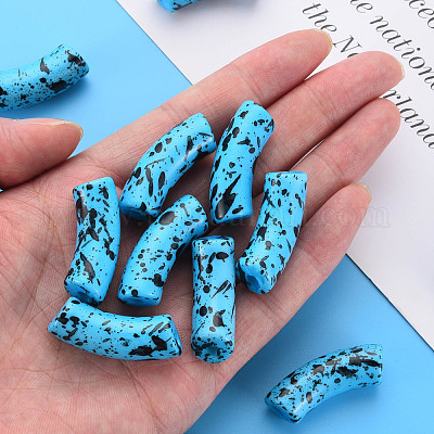 Непрозрачные акриловые бусины&nbsp;MACR-S372-001F-B07-1