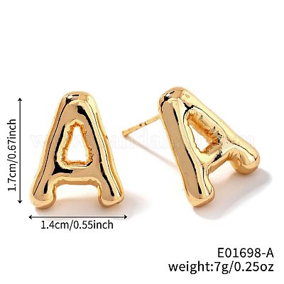 Латунь серьги&nbsp;UV9543-1-1