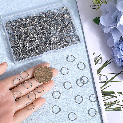 304 1000 шт. открытых соединительных колец из нержавеющей стали STAS-SP0001-71A-1