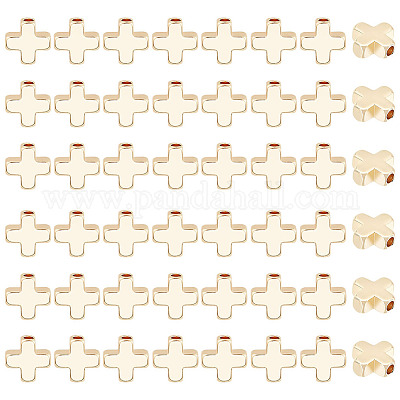 60 шт. Латунные бусины&nbsp;KK-BC0015-38-1