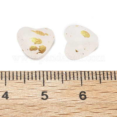 Матовые прозрачные акриловые бусины OACR-F013-10-1