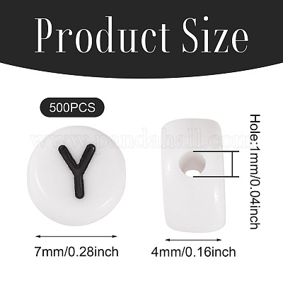 500шт акриловые бусины&nbsp;SACR-TA0001-55Y-1