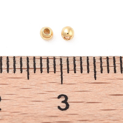 Латунные бусины&nbsp;KK-WH0034-02A-G01-1