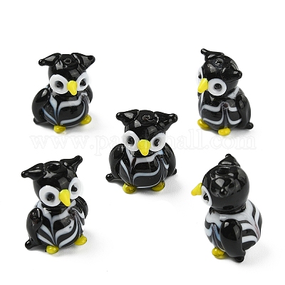 5 шт. Бусины лэмпворк&nbsp;LAMP-YW0001-52-1