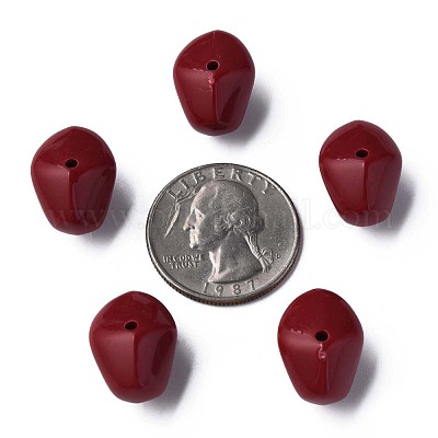 Непрозрачные акриловые бусины&nbsp;MACR-S373-146-A01-1