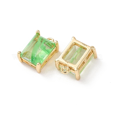 Латунь стекло амулеты&nbsp;KK-Z141-12G-1