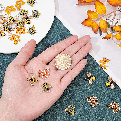 Подвески из эмали и сплава&nbsp;ENAM-PH0001-34-1